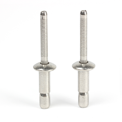 拉絲圓頭不銹鋼鉚釘（內(nèi)鎖）